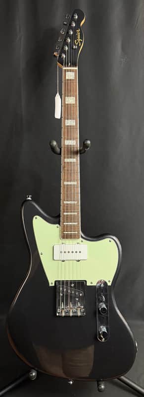 Squier FSR Paranormal Offset Telecaster SJ Electric Guitar Charcoal Frost Metallic image 1