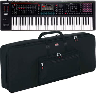 Roland Fantom-06 61-Key Keyboard, Gator GKB-61 Bag Bundle