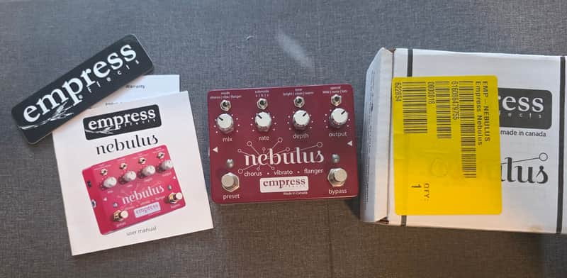 Empress Effects Nebulus Chorus / Vibrato / Flanger – Excellent Condition – Boxed image 1