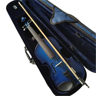 Knight Student Violin Outfit In Blue HALF SIZE 1/2 image 2