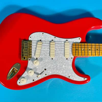 Fender Custom build partscaster 2012 - Fiesta Red image 1
