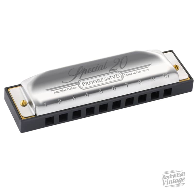 Hohner 560PBX-BF Progressive Series 560 Special 20 Harmonica - Key of A#/Bb image 1
