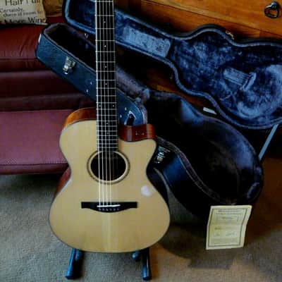Eastman AC508CE Grand Concert 2011 w/Slotted Headstock Engelmann Spruce, Mahogany B & S  w/case image 21
