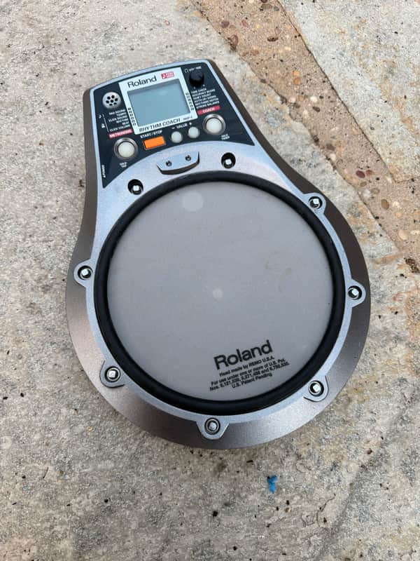 Roland RMP-5 Rhythm Coach 5" Practice Pad 2010s - Black/Silver image 1