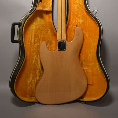 1973 Fender Precision/Jazz Partscaster Bass Fretless Natural w/HSC image 3