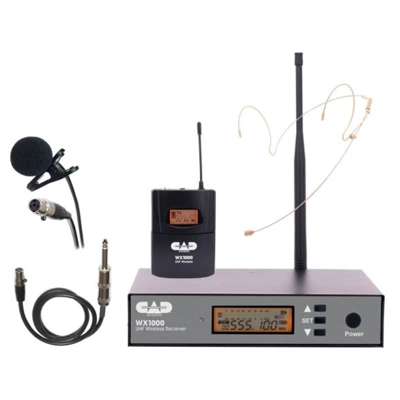CAD Audio WX1000BP 100 Channel UHF Wireless Body Pack Mic System image 1