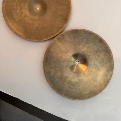 Vintage Zildjian 14” Hi-hats 927/958g 1960’s image 7