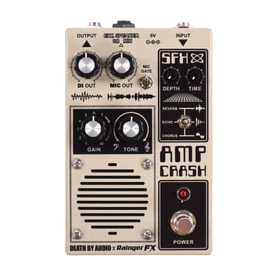 Death By Audio Amp Crash 3W Micro-Amp & Effects Pedal w/Built-In Mic & 2" Speaker image 1