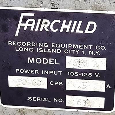 Fairchild Model 658 Reverbertron Dynamic Spring Reverb System image 8
