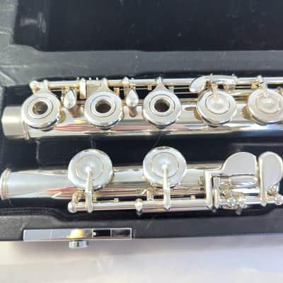 Sankyo Etude PA RC open hole flute solid silver headjoint ST-2 cut image 2