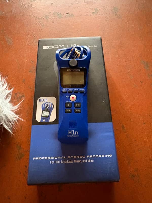 Zoom H1n Handy Recorder 2017 - Blue image 1