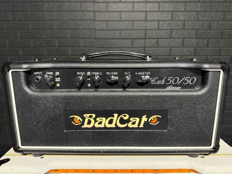 Bad Cat Cub 50/50 Stereo 50-Watt / Side Guitar Amp Head 2019 - Black image 1