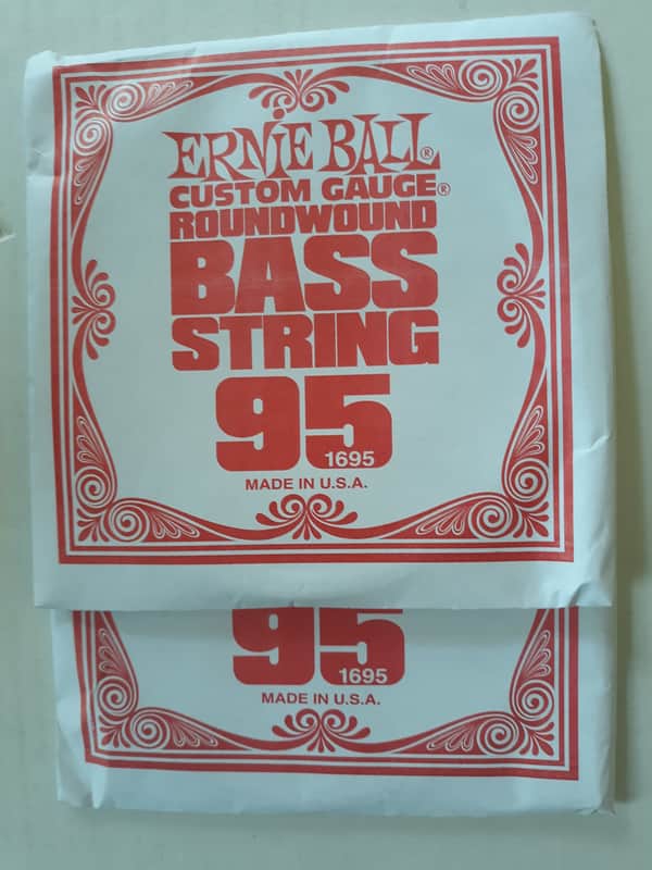 Ernie Ball  bass string single roundwound nickel .095 Qty 2 image 1
