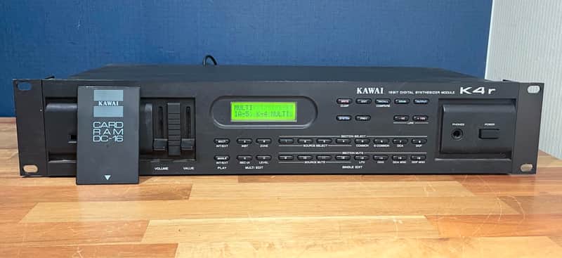 Kawai K4r 16-bit Digital Synthesizer Module - New Internal Battery image 1