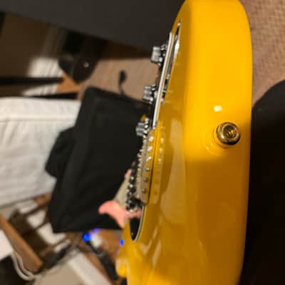 2021 Fender Special Edition Player Stratocaster HSS Ferrari Yellow w/ Ebony FB image 12