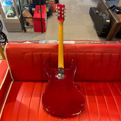 Mosrite 1966 The Ventures Model Mark I Matching Head Metallic Red (06/05) image 5