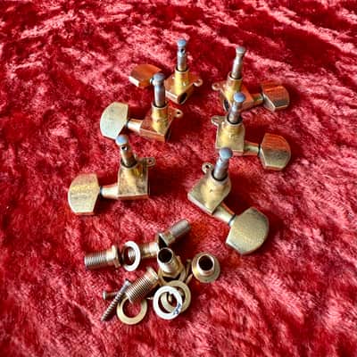 Schaller M6 Gibson Les Paul Custom guitar tuners 1970’s - GOLD original vintage USA SG image 2