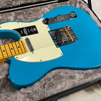 Fender American Professional II Telecaster B-STOCK MN Miami Blue Auth Dealer #698 image 5