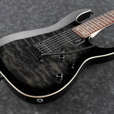 Ibanez GRGA120QATKS Electric Guitar with Quilted Ash Top (Transparent Black) image 7