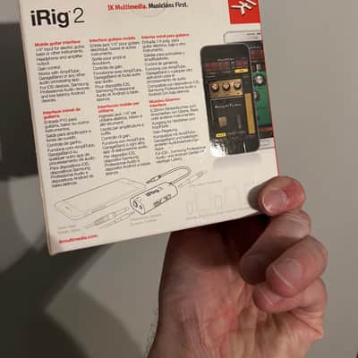 IK Multimedia iRig 2 Mobile Guitar Interface for iOS 2015 - Present - Black image 2