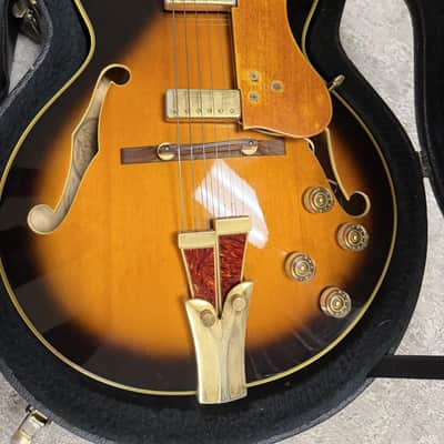 Ibanez GB10JS George Benson Signature  Electric Guitar – Vintage Sunburst – Johnny Smith Pickup – OHSC image 2
