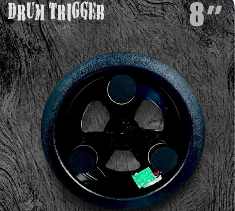 8” 3-Trigger plate Tray w Rim Zone for Roland Alesis Acoustic Drum image 1