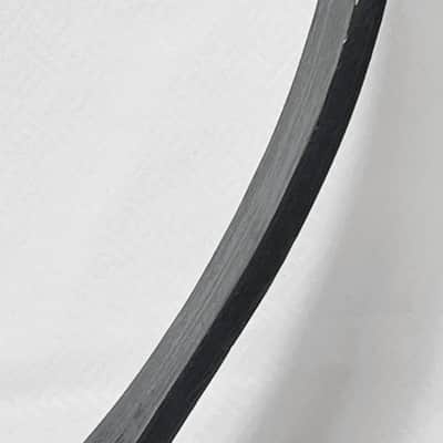 Ludwig P-2259 22" Maple Black Bass Drum Hoop (No Inlay Channel) LRBDH-701-22BLK image 7