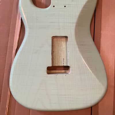 MJT VTS - Surf Green Nitro Relic Stratocaster Body image 5