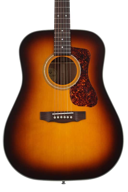 Guild D-140 Dreadnought Acoustic Guitar - Antique Burst image 1