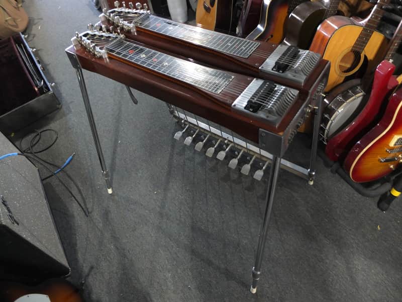 Sho Bud The Professional D10 Double 10 string Pedal Steel Guitar 1972 - Transparent Brown image 1