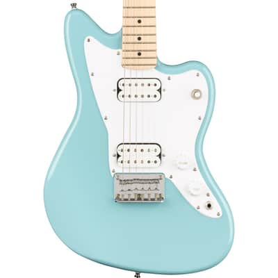 Squier Mini Jazzmaster HH Daphne Blue image 2