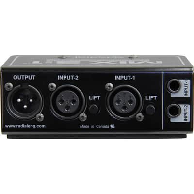 Radial Engineering MIX 2:1 2 Channel Stereo to Mono Mixer, passive image 3