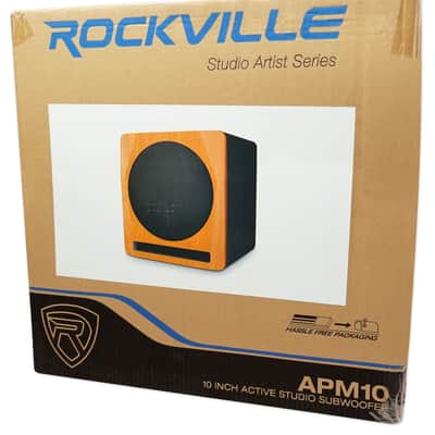 Rockville APM10C 10" 400 Watt Powered Home Theater Subwoofer Sub - Studio Sound image 5
