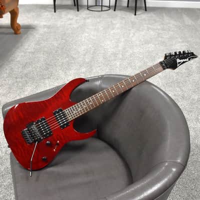 Ibanez RG 320 QS - 2000 Red Wave gloss with Floyd Rose image 2