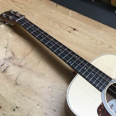 Taylor  GS Mini Bass Spruce/Sapele Left Handed Acoustic Electric Bass w/ Gig Bag image 10