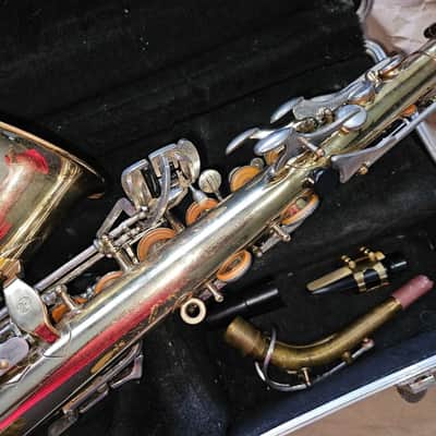 Selmer Bundy-II Alto Saxophone Brass, USA, Good Condition, w/ case/neck/MP image 11