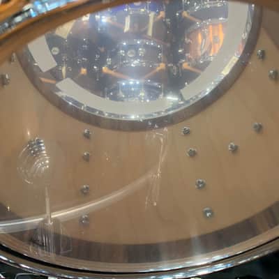 ~WOW!~ DW Collector's Series SSC Maple 4-Piece 10/12/16/22 Drum Kit Set in Rich Red Burst Lacquer over Exotic Tigerwood with Chrome Hardware image 13