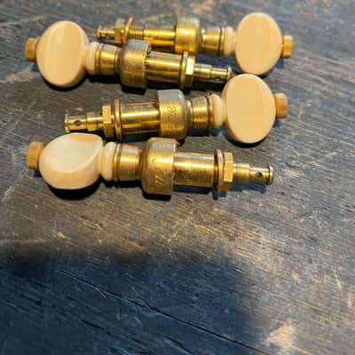 5 STAR Vintage Planet Banjo Tuners 60's - GOLD image 2