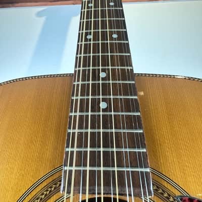 Epiphone PR-715-12 String Acoustic Dreadnought Guitar 1988 Natural Made In Korea image 10