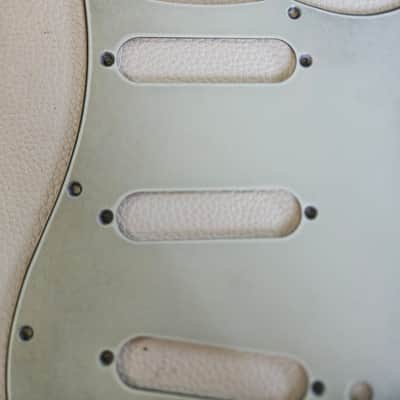 Fender Stratocaster Aged Relic 3 ply Pickguard Mint Green, 62  59-62 image 5