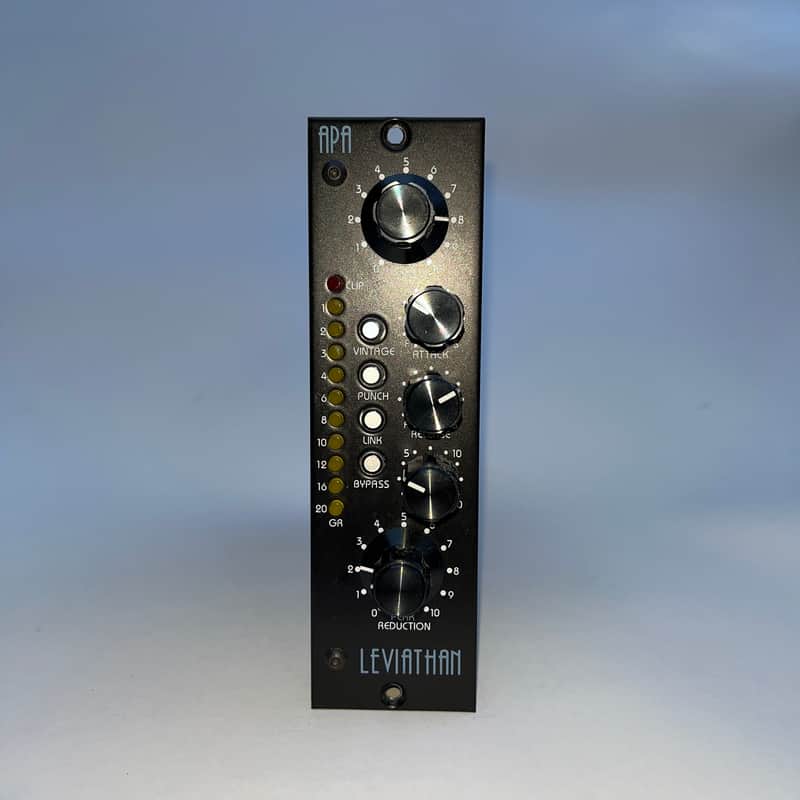 Atlas Pro Audio Leviathan 500 Series Optical Compressor Module 2010s Black image 1
