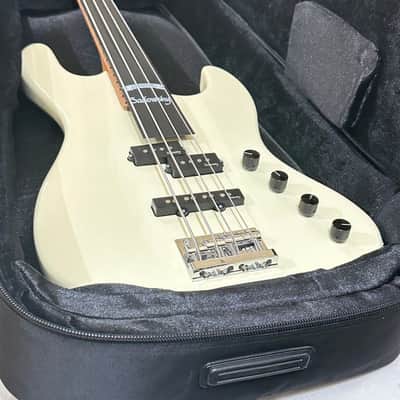 Sadowsky MetroExpress 21-Fret Verdine White Artist Line Morado Board 4-String Electric Bass Guitar - Olympic White image 12