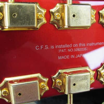 FGN Neo Classic Single Cut J191596 Candy Apple Red MIJ Japan FujiGen image 7