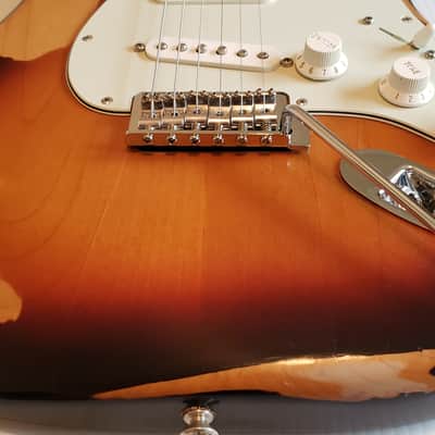 Fender Standard Stratocaster RELIC  2016 Sunburst/Relic image 5