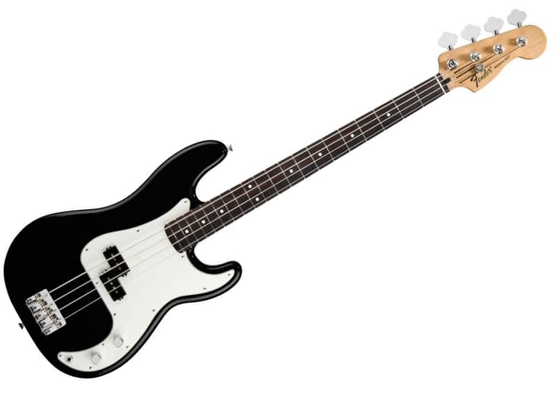 Fender Squier Bullet Precision Bass in Black | Reverb