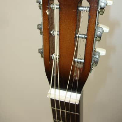 Regal RD-40 Square Neck Resophonic Guitar, Vintage Sunburst w/ Case image 12