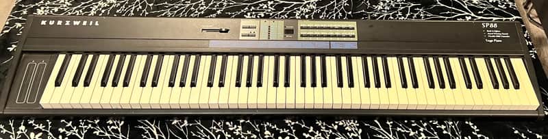Kurzweil SP6 88-Key Digital Stage Piano 2010s - Black image 1