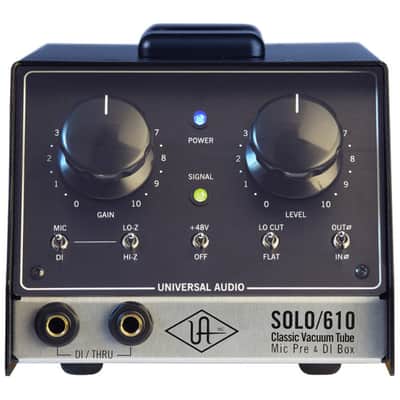 Universal Audio UA-S610 Solo/610 Classic Tube Single Channel Microphone Preamplifier & DI Box image 3