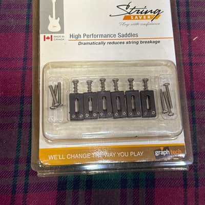 Graph Tech String Saver Strat & Tele Saddles - Matte image 1