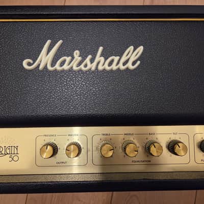 Marshall Origin ORIGIN50H 50-Watt Tube Guitar Amp Head 2018 - Present - Black image 3